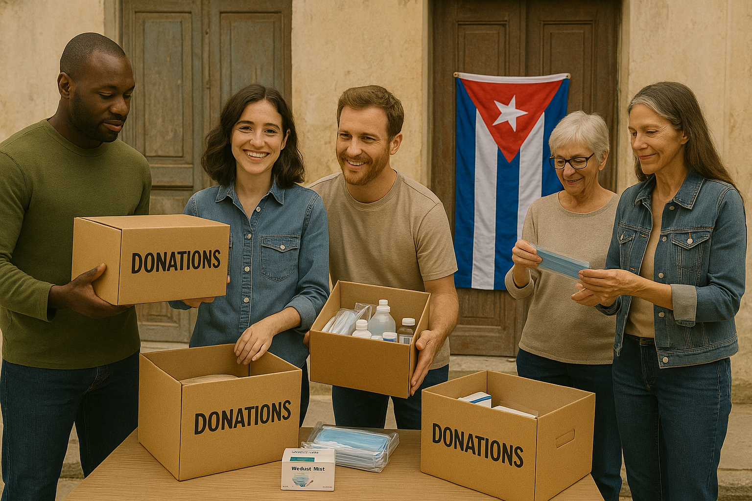 Donación de insumos médicos al Hospital Jaguar Grande Iluminado Rodríguez